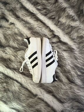 Adidas White & Black Superstar Sneakers